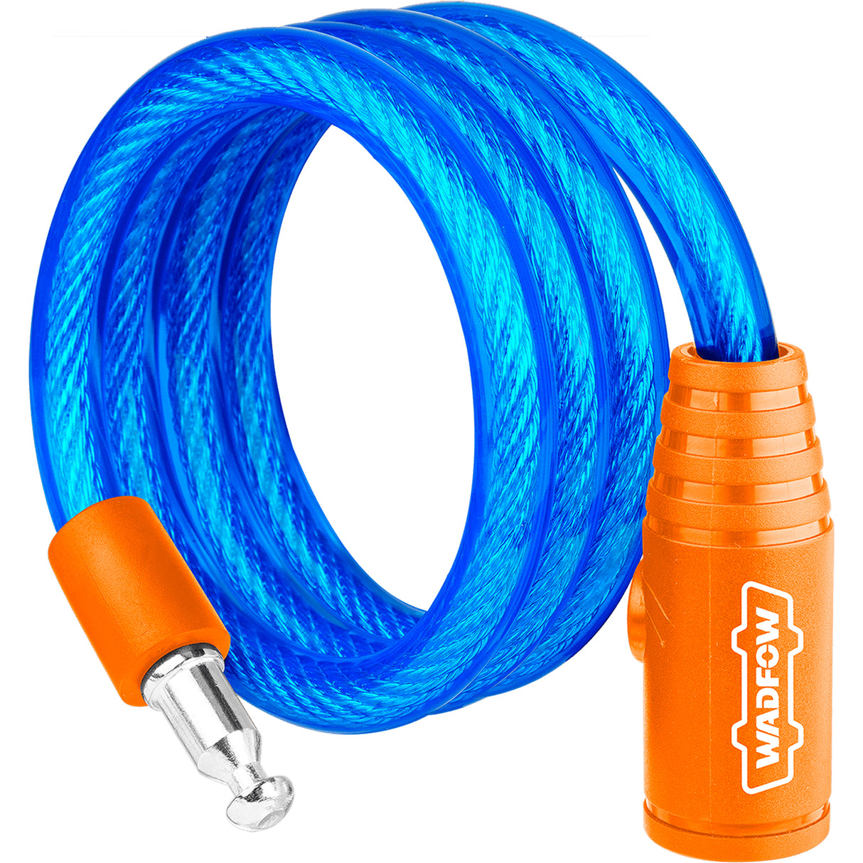 Wadfow 12mm x 800mm | 12mm x 1200mm | 15mm x 1200mm Bicycle Lock / Safety Lock with 2 pcs iron keys