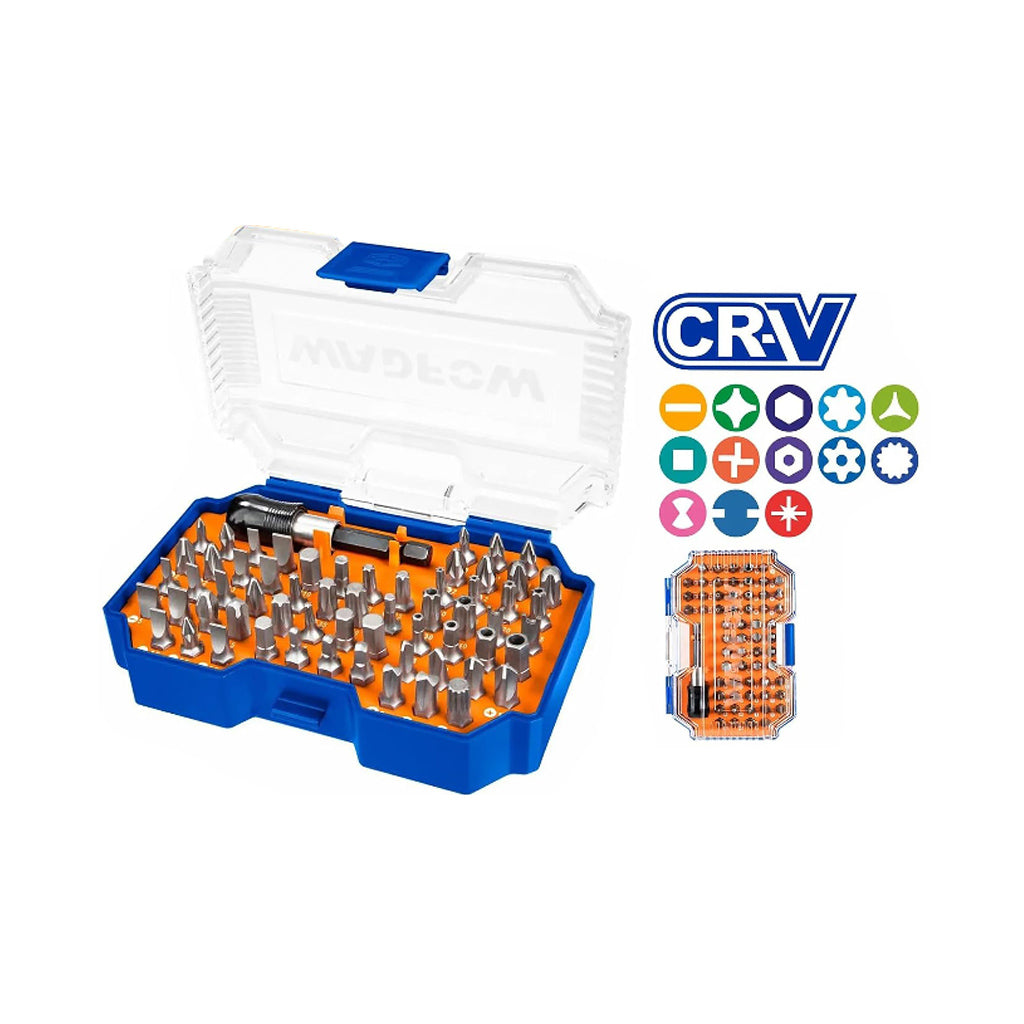 WBS3B62 Set of 62pcs CR-V Material Screwdriver Bits Set WAD-HT