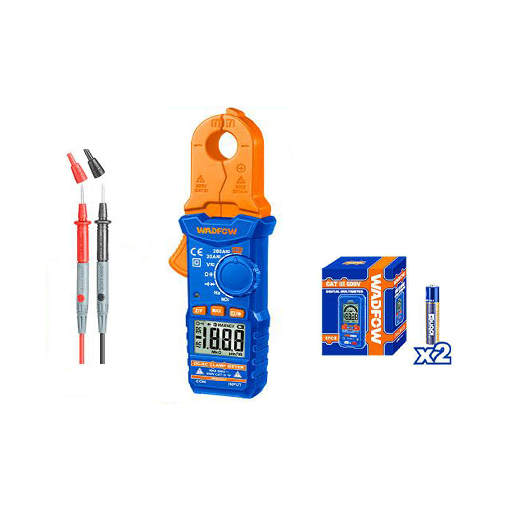 AC/DC RMS 2000 counts Digital Clamp Meter Multimeter Multi Tester WDM65015