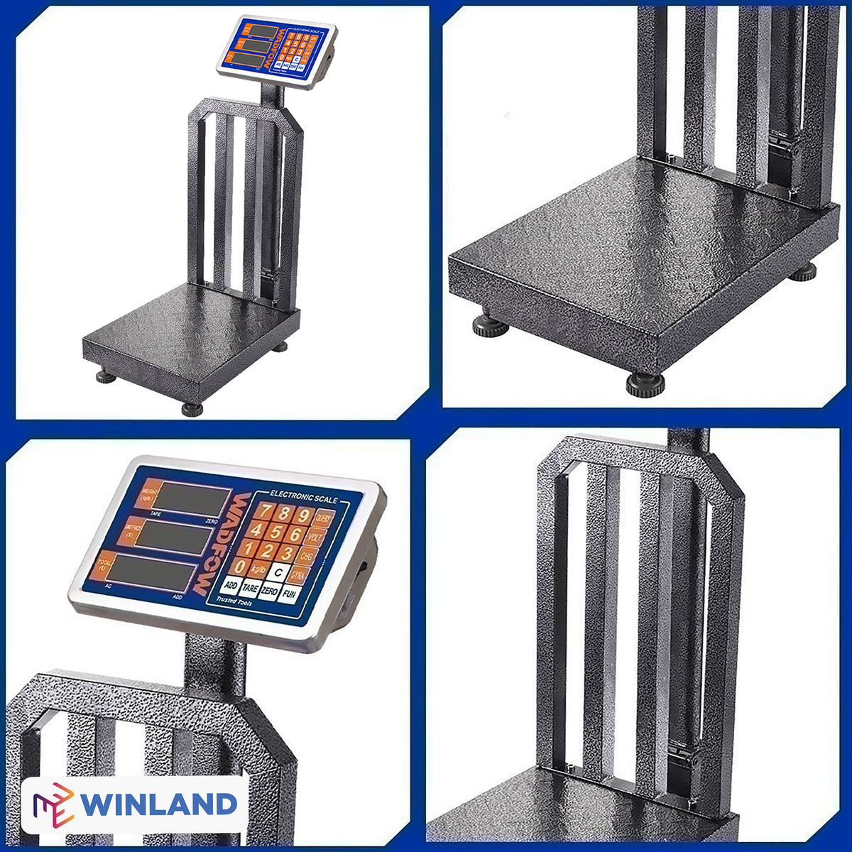 300kg Rechargeable Electronic Weighing Scale Platform Scale WEC1531