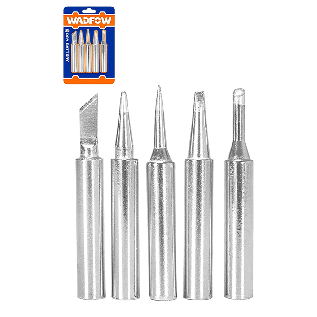 Set of 5 Soldering Iron Tips Suitable for all lead soldering irons WEL8943