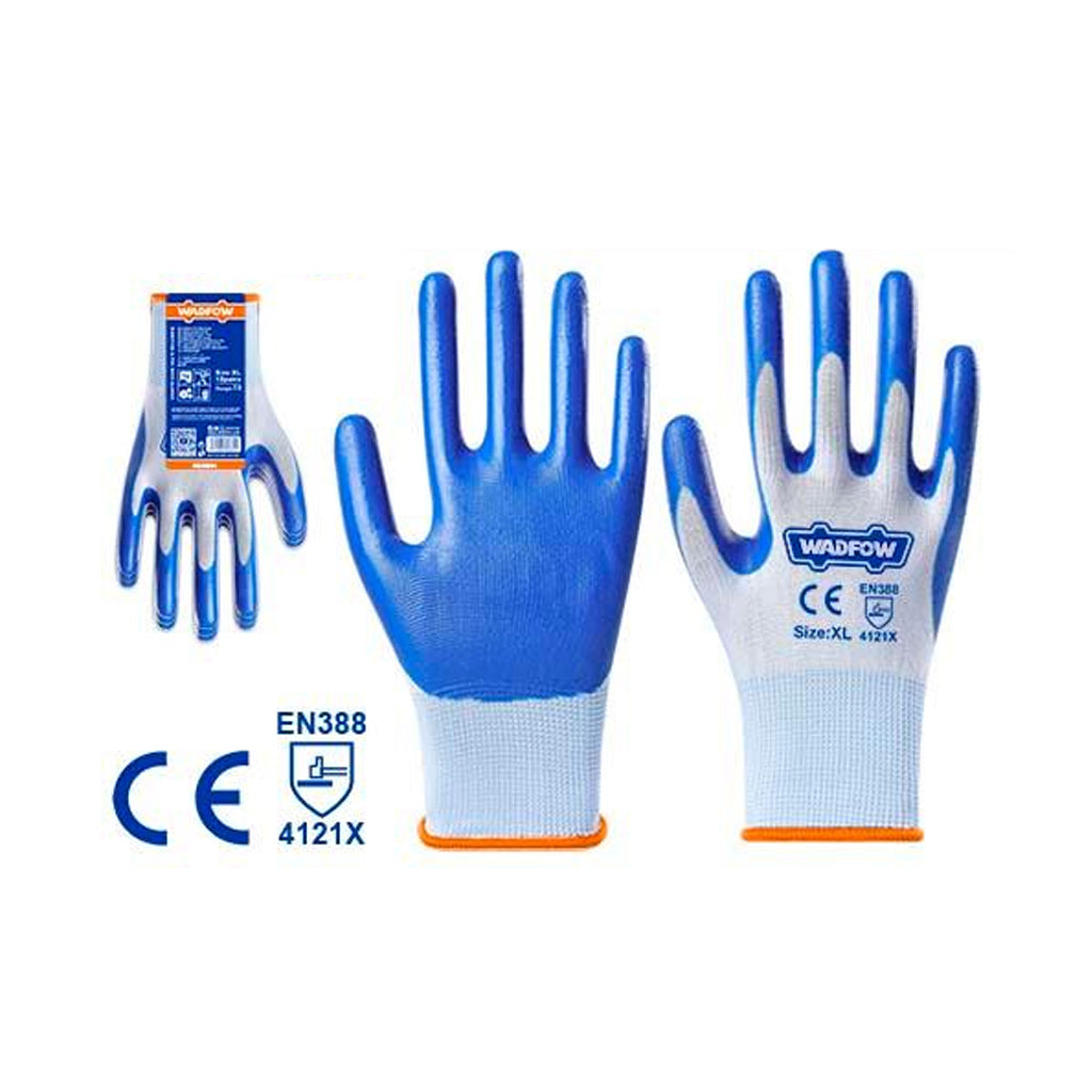 (XL) Nitrile Oil Resistant Rubber Safety Gloves (SOLD per pair) WGV2801