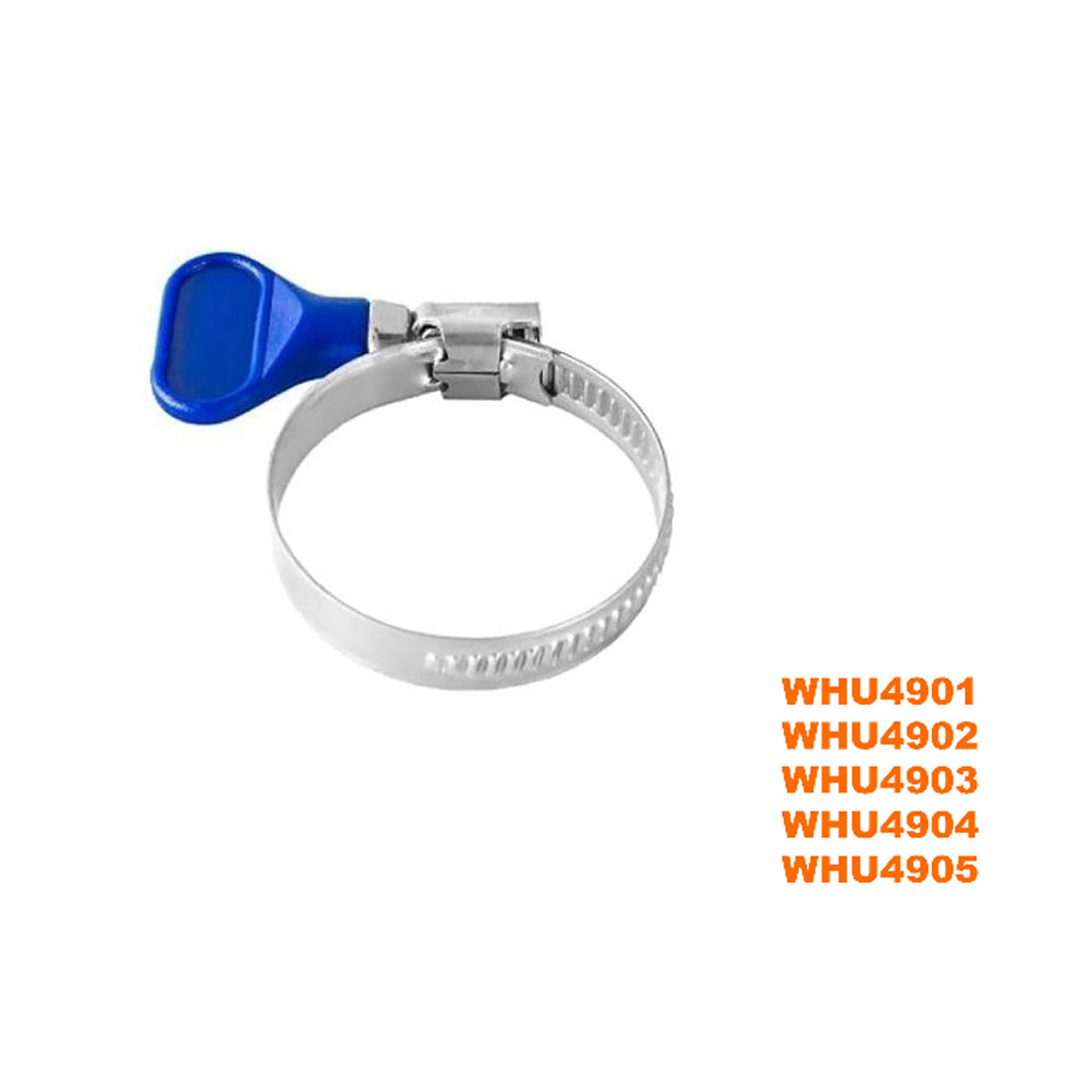 WHU490 American Type Butterfly Hose Clamp great for used in a leaking environment with handle