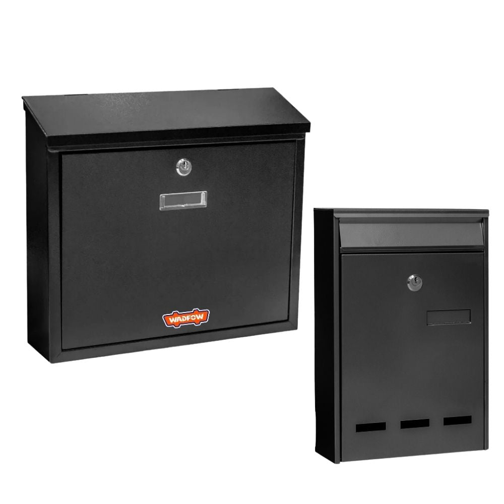 Wadfow Metal Mailbox - Black