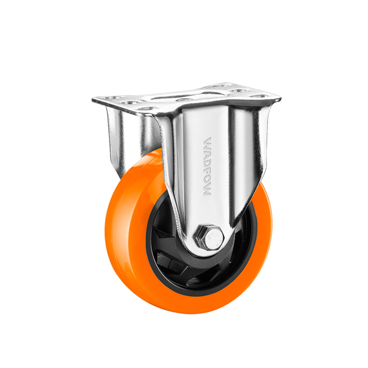 Wadfow Heavy Duty 3inch / 4inch / 5inch Rigid Swivel Caster Fixed Wheel