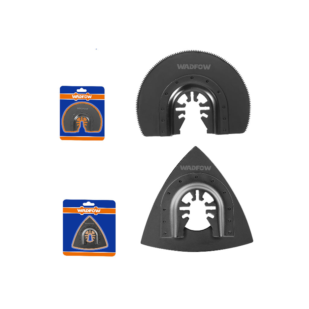 Wadfow Multi-Function Jade Cutting Saw Blade for cutting Metal,Wood & Triangle Delta Sanding Pad WHT