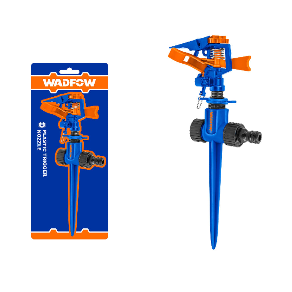 WNE3E34 Plastic Auto Gear Sprinkler Plastic Pulsating Sprinkler with 2-way Plastic Spike