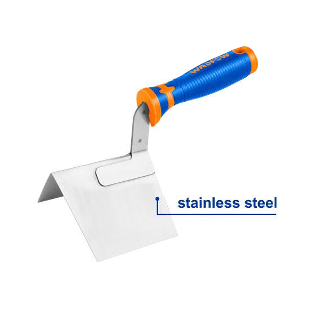WADFOW Inside Corner Plastering Trowel with Stainless Steel Material WPE6301 (WHT)