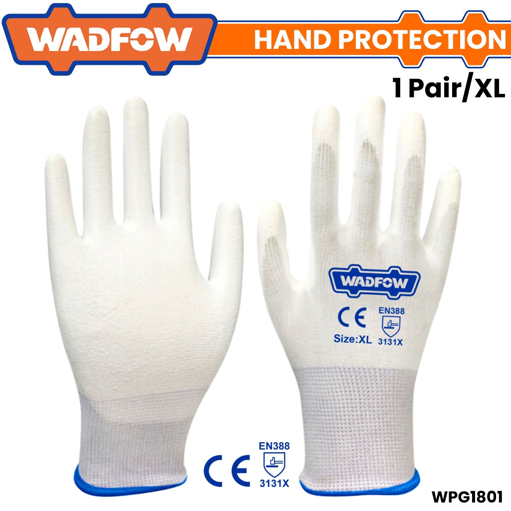 Wadfow (XL) Wadfow PU Coated Safety Gloves 1/Pair WAD-HT