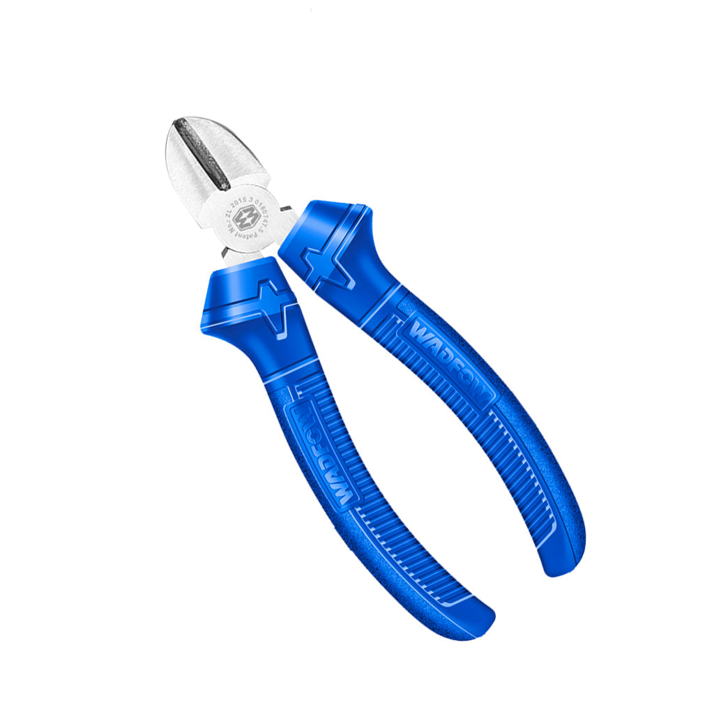 Wadfow Polish and Anti-Rust Oil Diagonal Cutting Pliers Plastic Handle