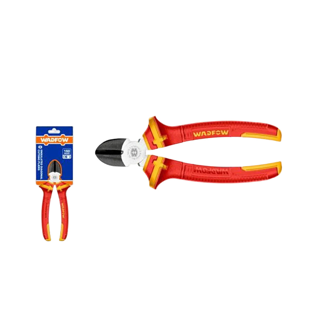 Wadfow 6 & 7 inch Insulated Diagonal Cutting Pliers Side Cutting Pliers SOLD PER PIECE (WHT)