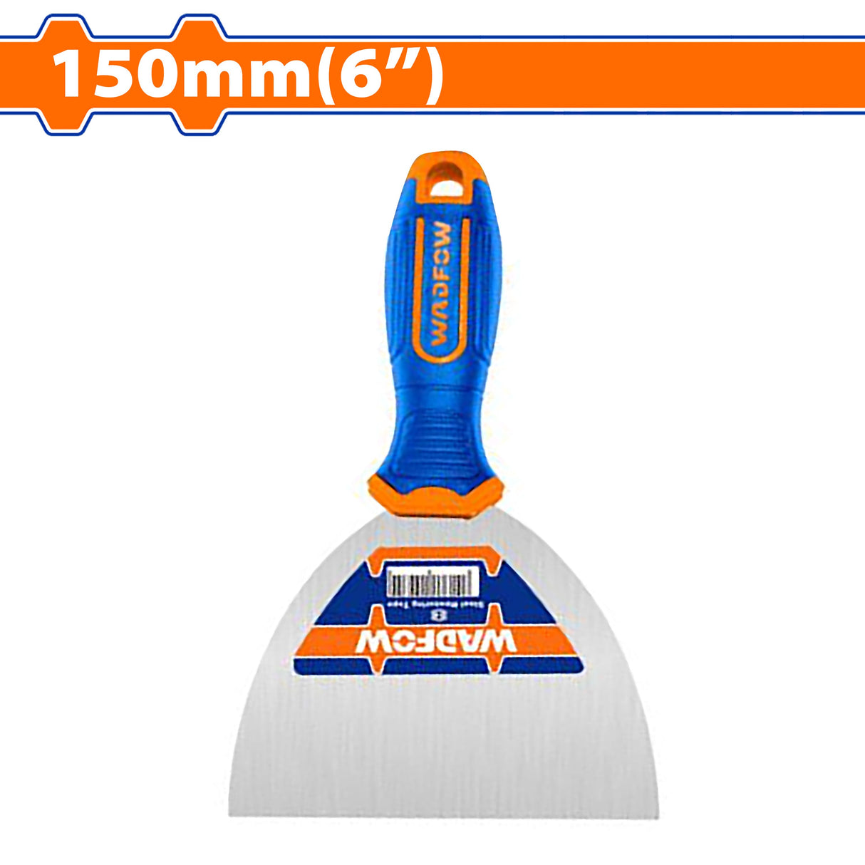 Wadfow 2.5in(63mm)-6in(150mm) Putty Trowel Stainless With Flexible Blade WPT2325|WPT2306