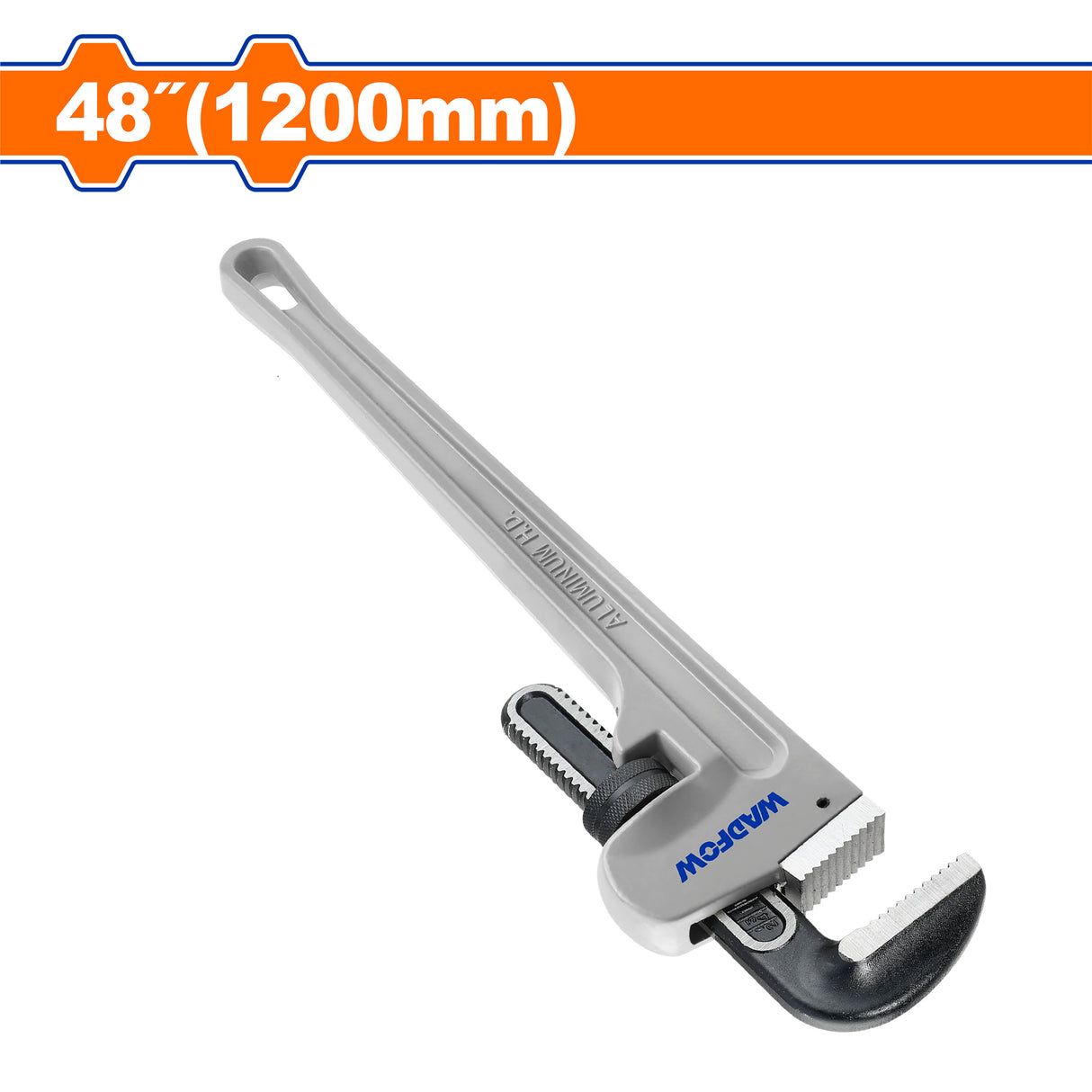 Wadfow Industrial Piping Wrench with Aluminum Handle 14inch | 18inch | 24inch | 36inch | 48inch