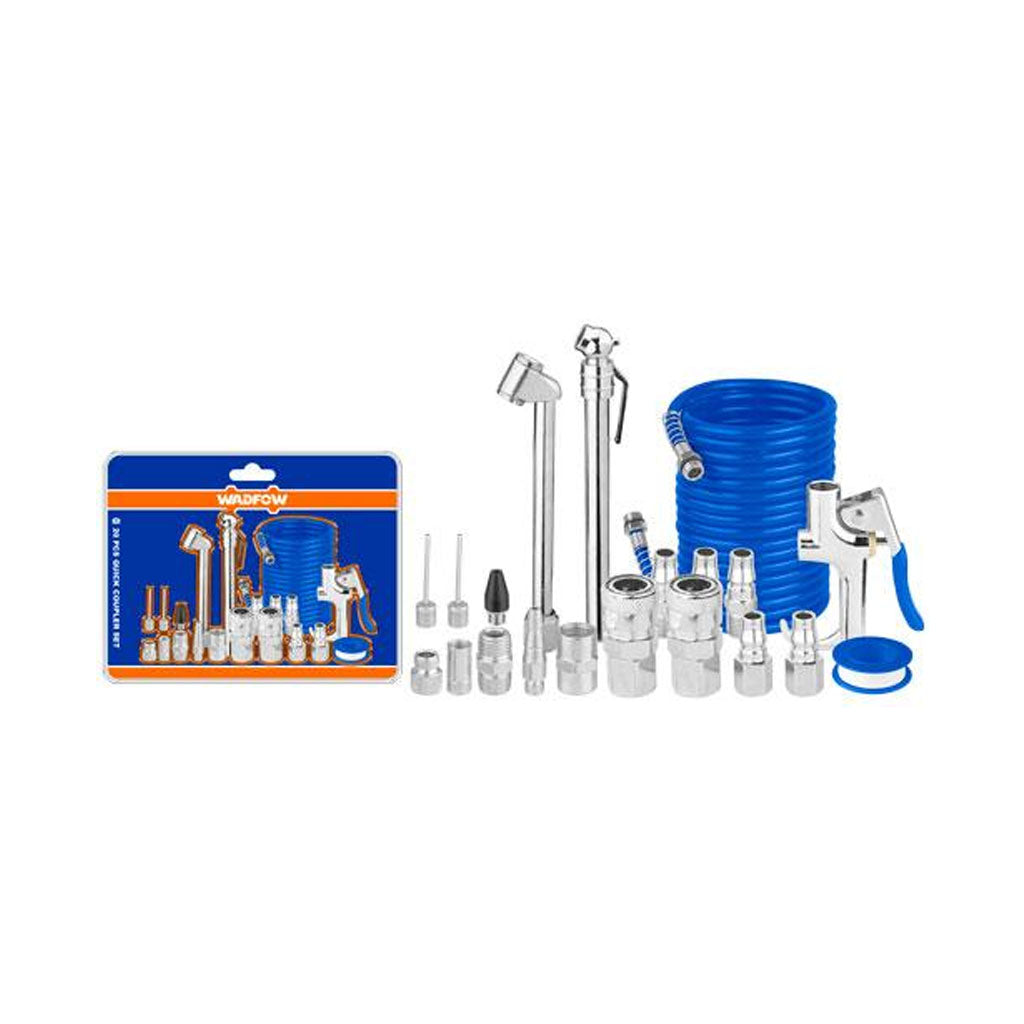 20 Pcs/set Nitto Type Optional Size: 1/4" Quick Coupler Air Gun Set WQP9433