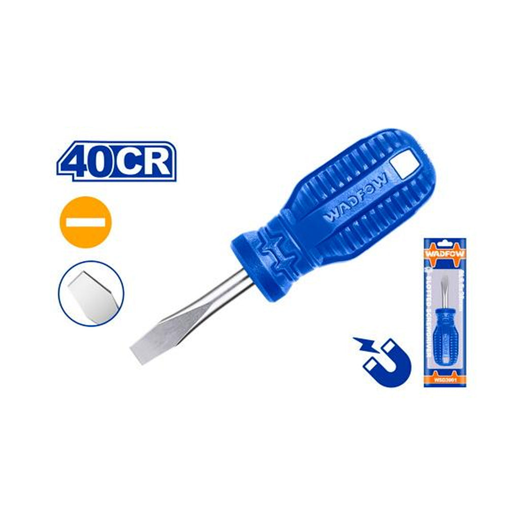 Wadfow Mini Slotted Screwdriver Round Shank 40cr Material Repair Tool