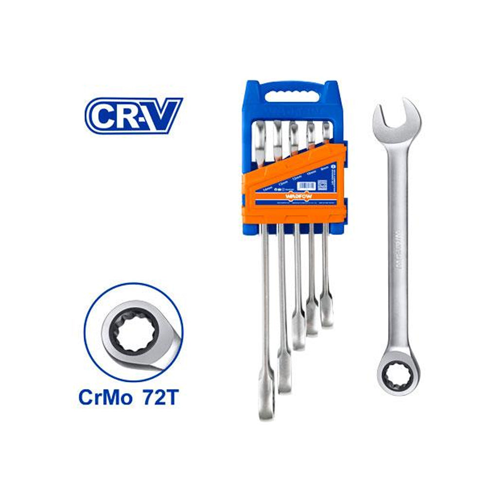 Set of 5PCS Ratchet Spanner Set WSP4205