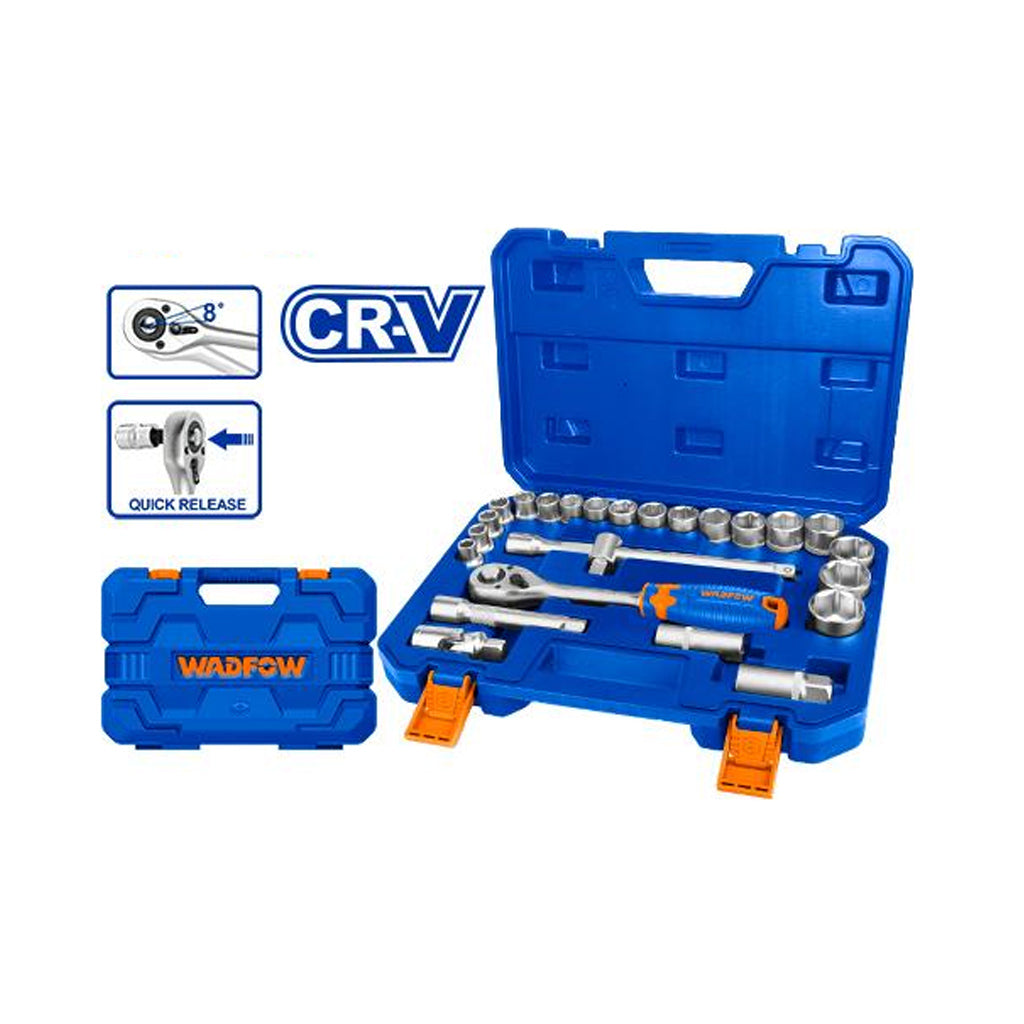 Socket Set Multifunctional Wrenches 25Pcs 1/2 Inches WST2D25