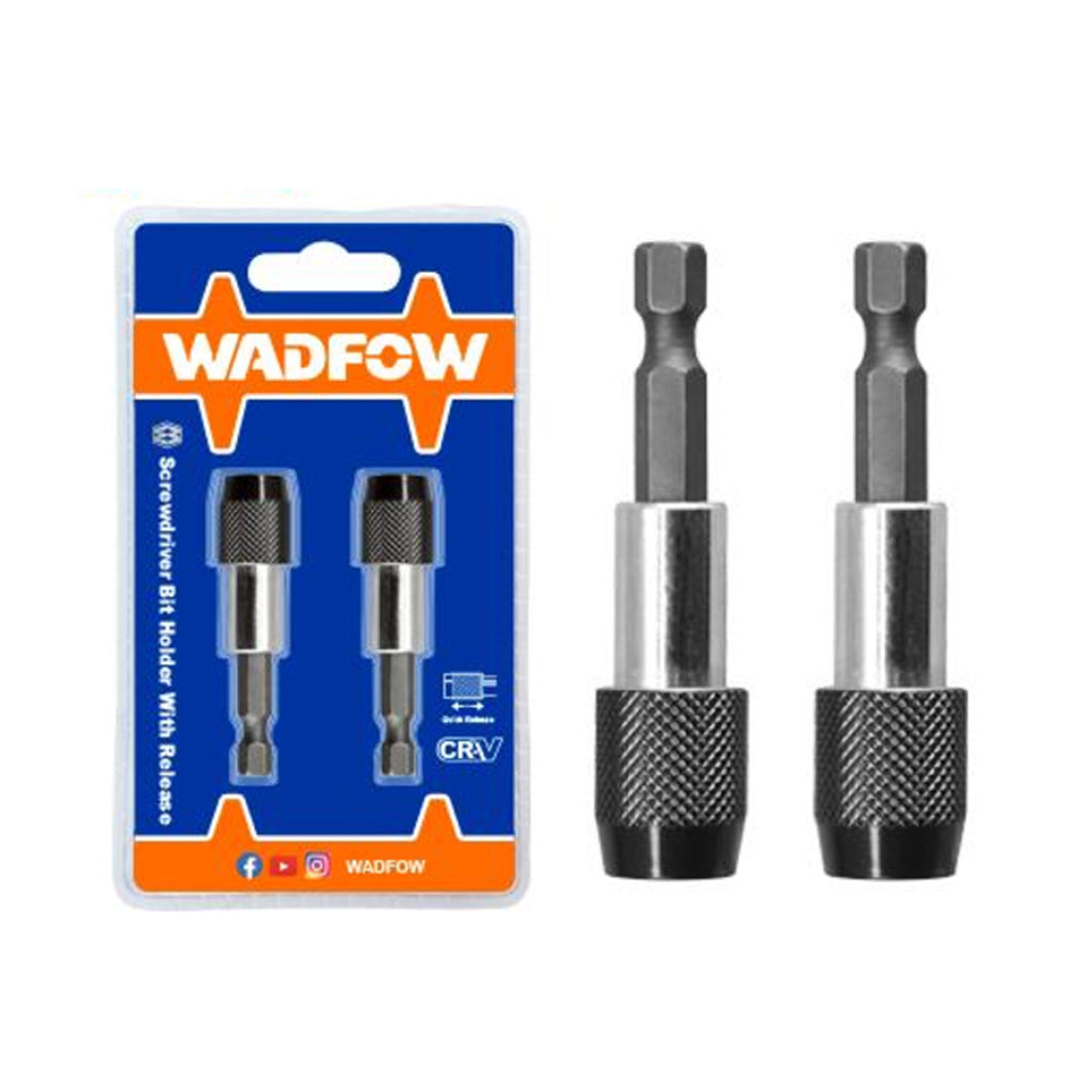2Pcs 60mm Screwdriver Bit Holder With Release