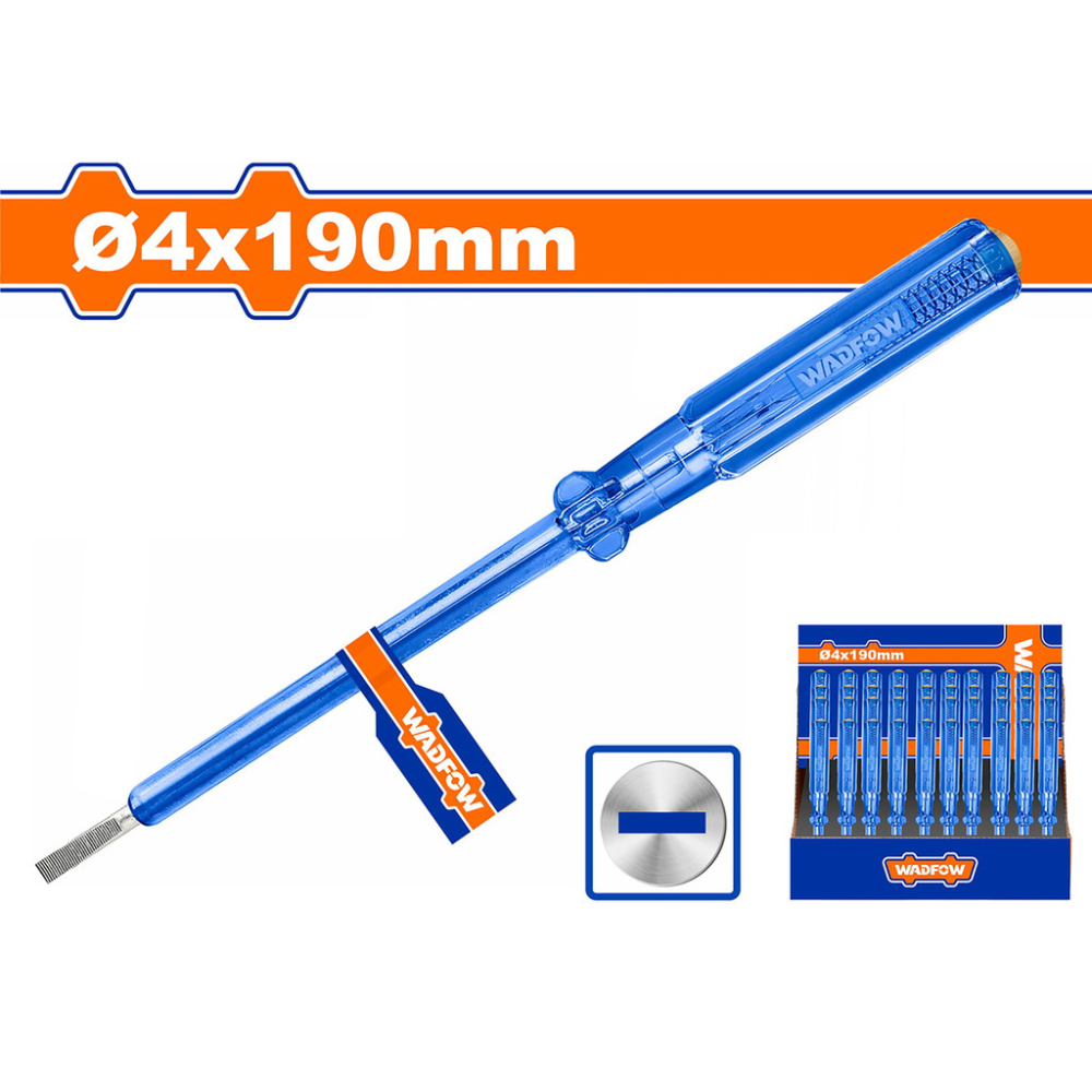 Wadfow WTP1903 Test Pencil Ac Voltage Tester Light 4 x 190mm(AC 100-500V)