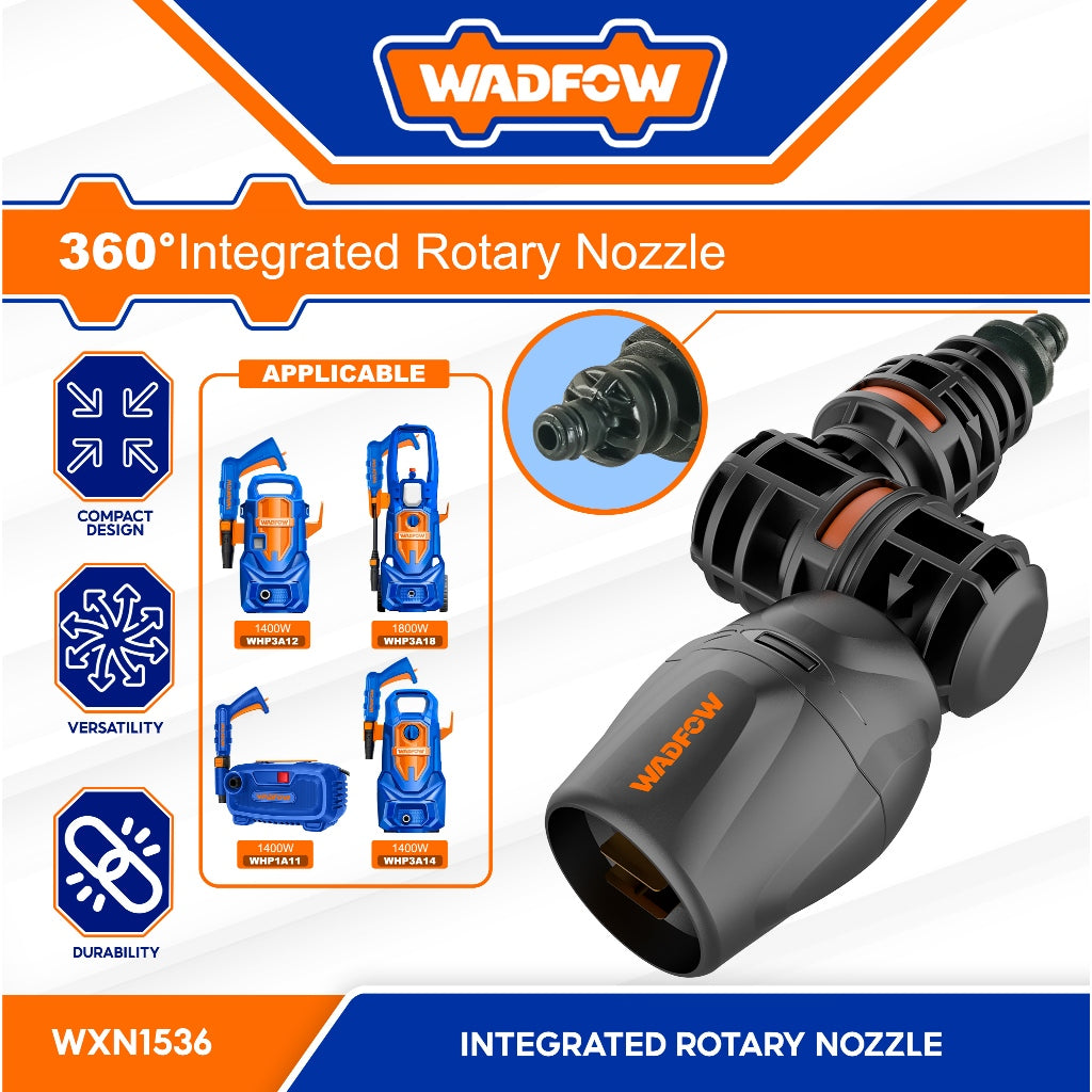 360° Integrated Rotary Nozzle Suitable for High Pressure Washer WXN1536 WAD-HT