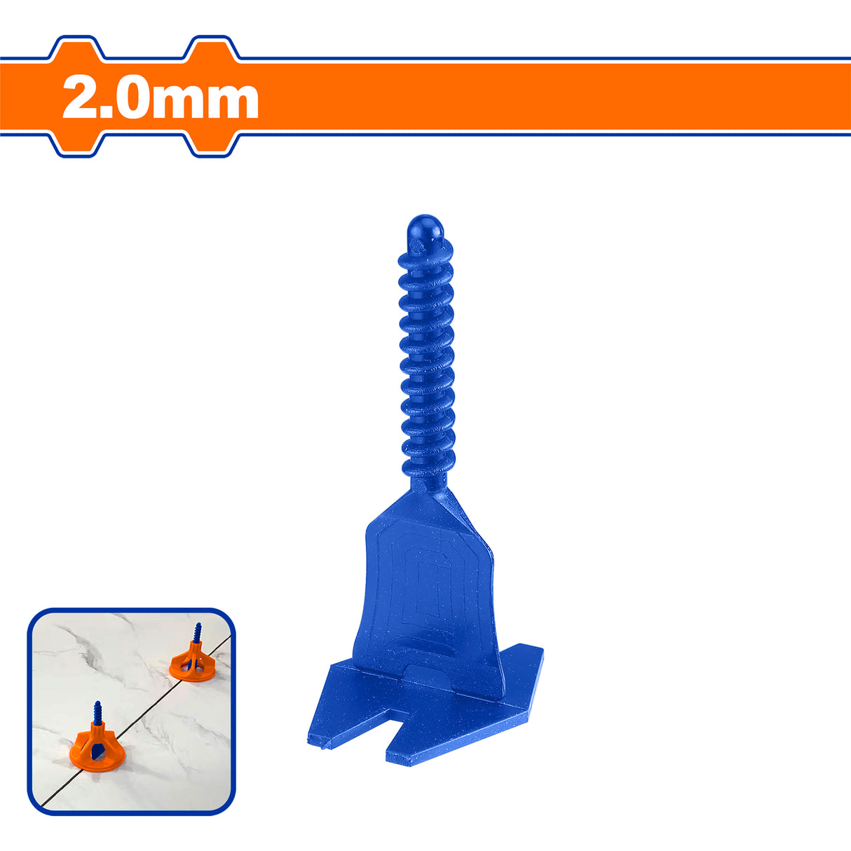 Wadfow 50-100PCS/Bag Tile Spacer Tile Leveling System Tile Leveler Spacer WXZ9