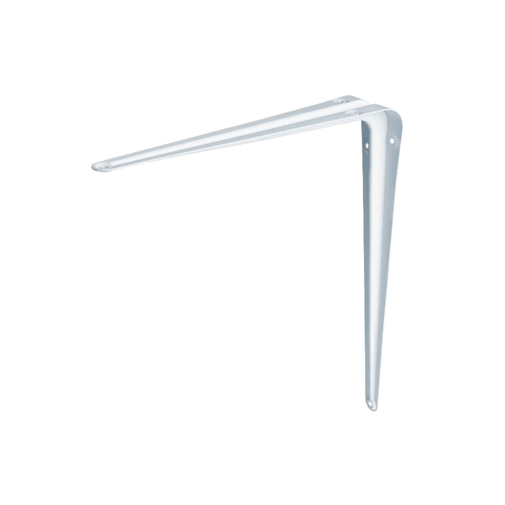 Wadfow Shelf Support Brackets with 6-Fixing Points Heavy Duty SOLD PER PIECE WZJ13 (WHT)