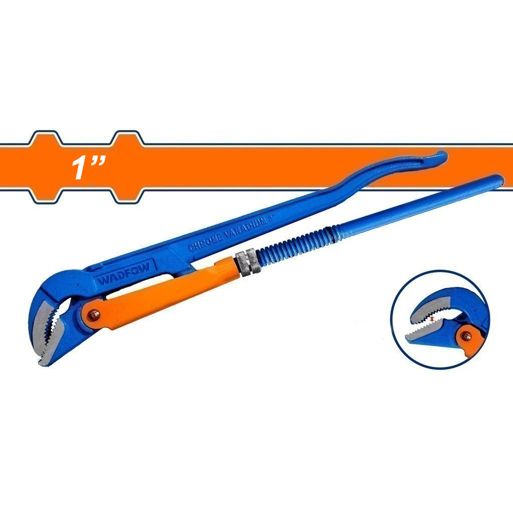 1" 1-1/2" 2" Carbon Steel 90 Heavy Duty Swedish Pipe Wrench Tools WAD-HT