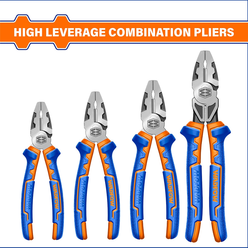 6"/160mm-9.5"/240mm High Leverage Combination Pliers SOLD PER PIECE WAD-HT