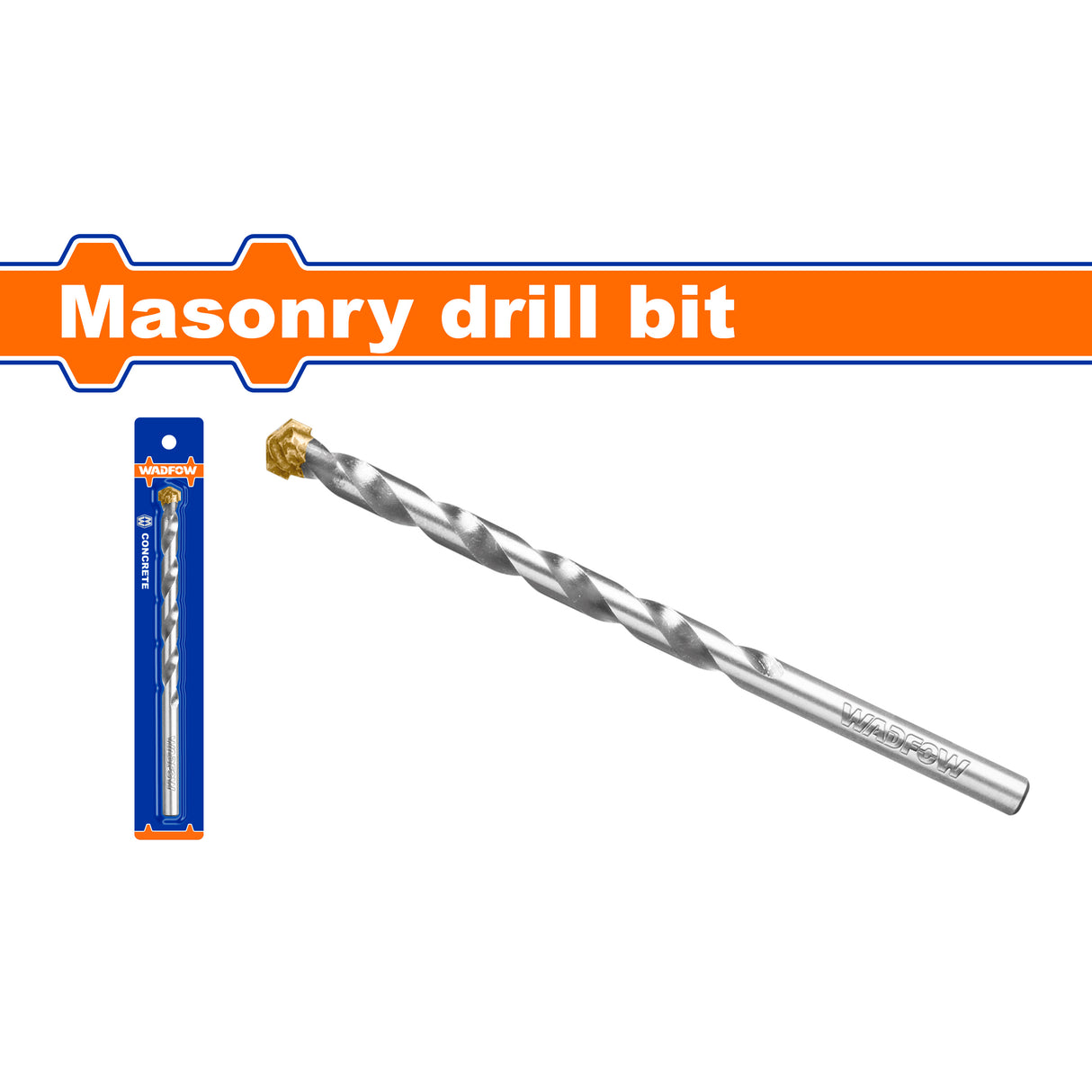 Wadfow Industrial Masonry Drill Bit For Rotary Hammer 1 Piece WAD-HT