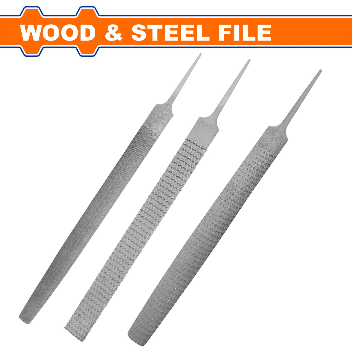 Wadfow Flat, Round & Half Round for Steel and Wood File WAD-HT