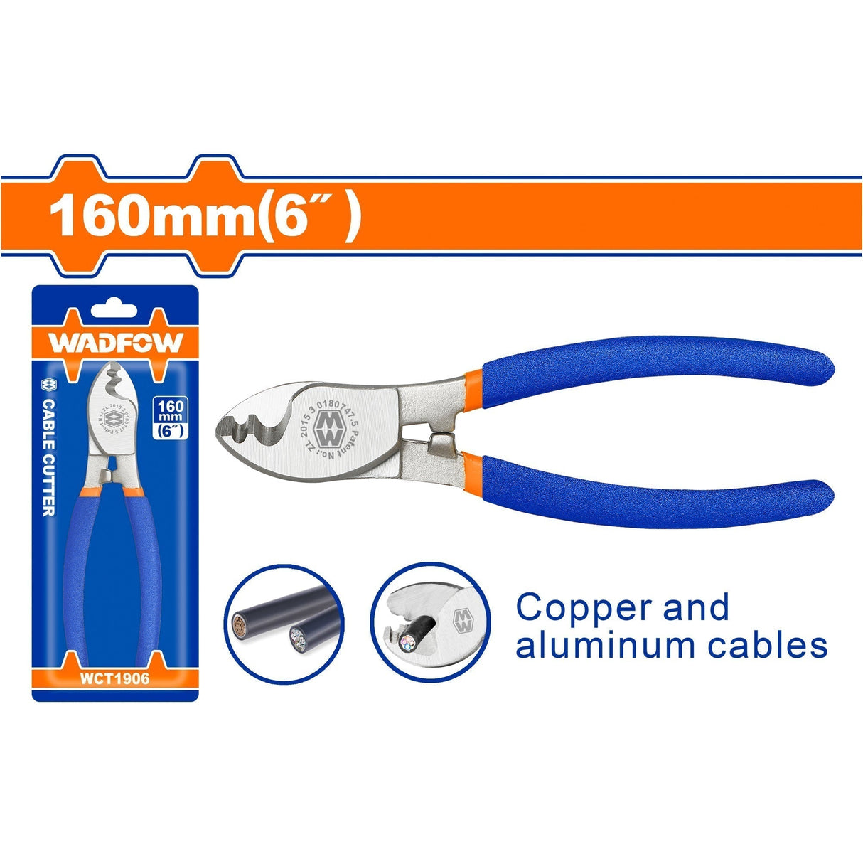 Wadfow Industrial Polish & Anti-Rust Cable Cutter WAD-HT