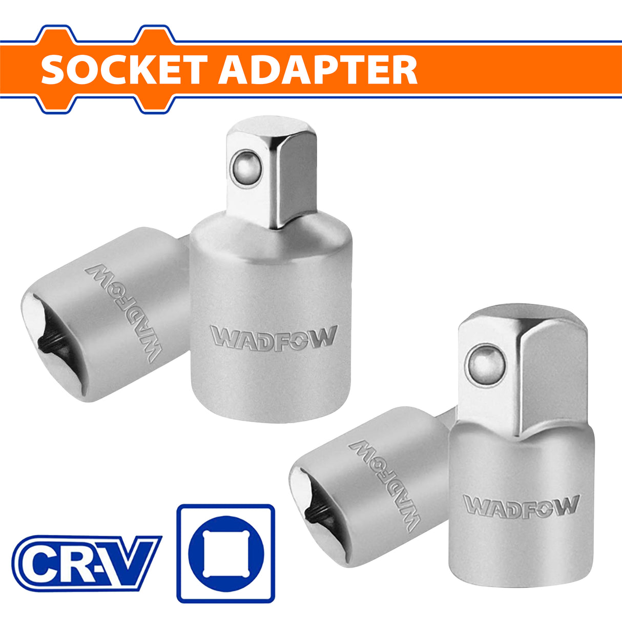 Socket Adapter 1/2in(F) X 3/4in(M) | 3/4in(F) X 1/2in(M) WAD-HT
