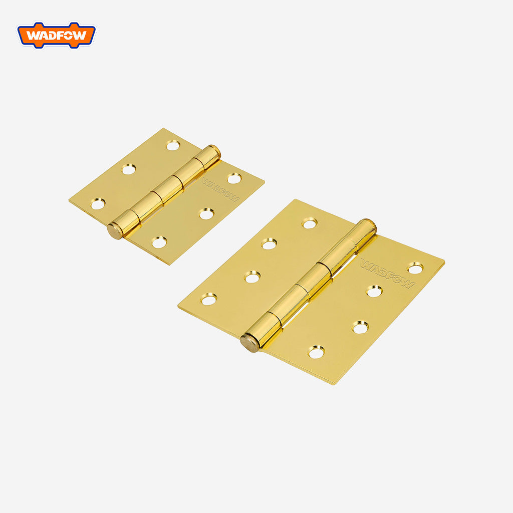Set of 2PCS Loose Pin Hinges Brass Bisagra Satin Brass Finish WAD-HT