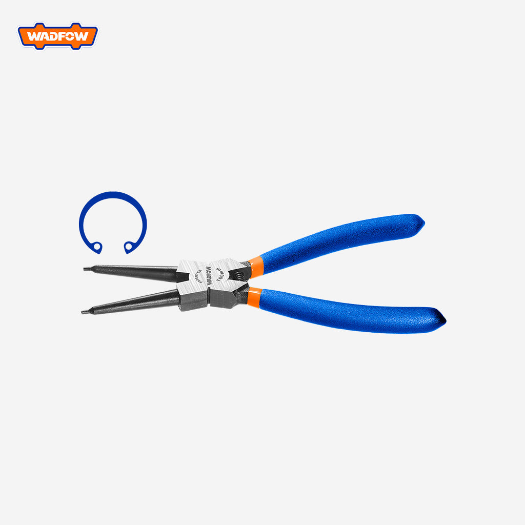7"/180mm Straight Head Plier Internal Circlip Pliers Heavy Duty Tool WPL9973/WPL9C73 WAD-HT