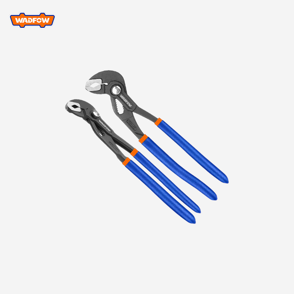 Wadfow 7-12inches Glossy And Anti-Rust Oil Pump Pliers With Plastic Handle Plier WPL67 (WHT)