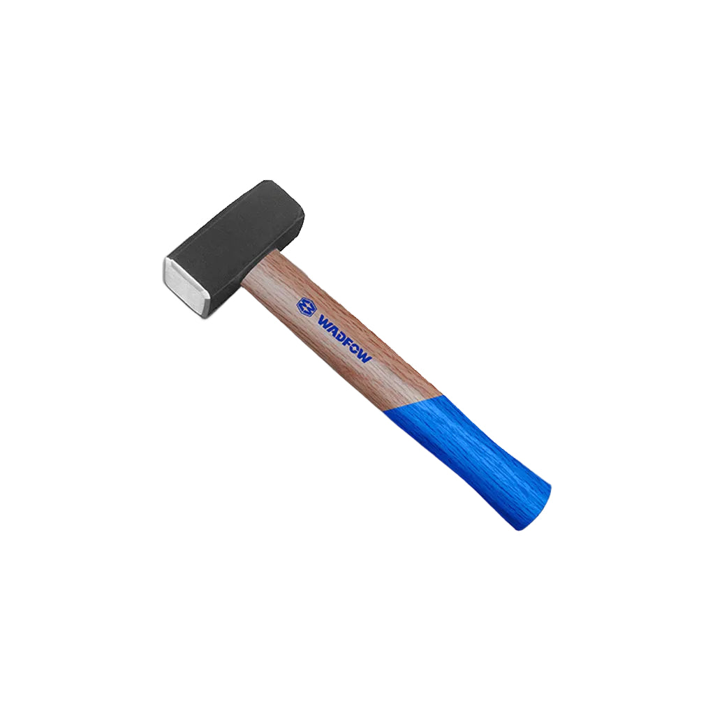 Wadfow Drop-Forged Carbon Steel Hammerhead Stoning Hammer With Hardwood Handle (WHT)