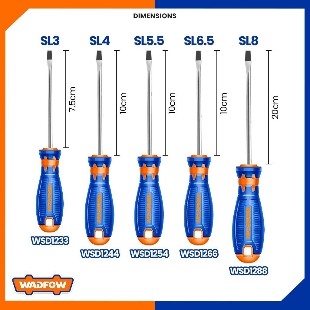 Slotted Screwdriver (Round Shank)