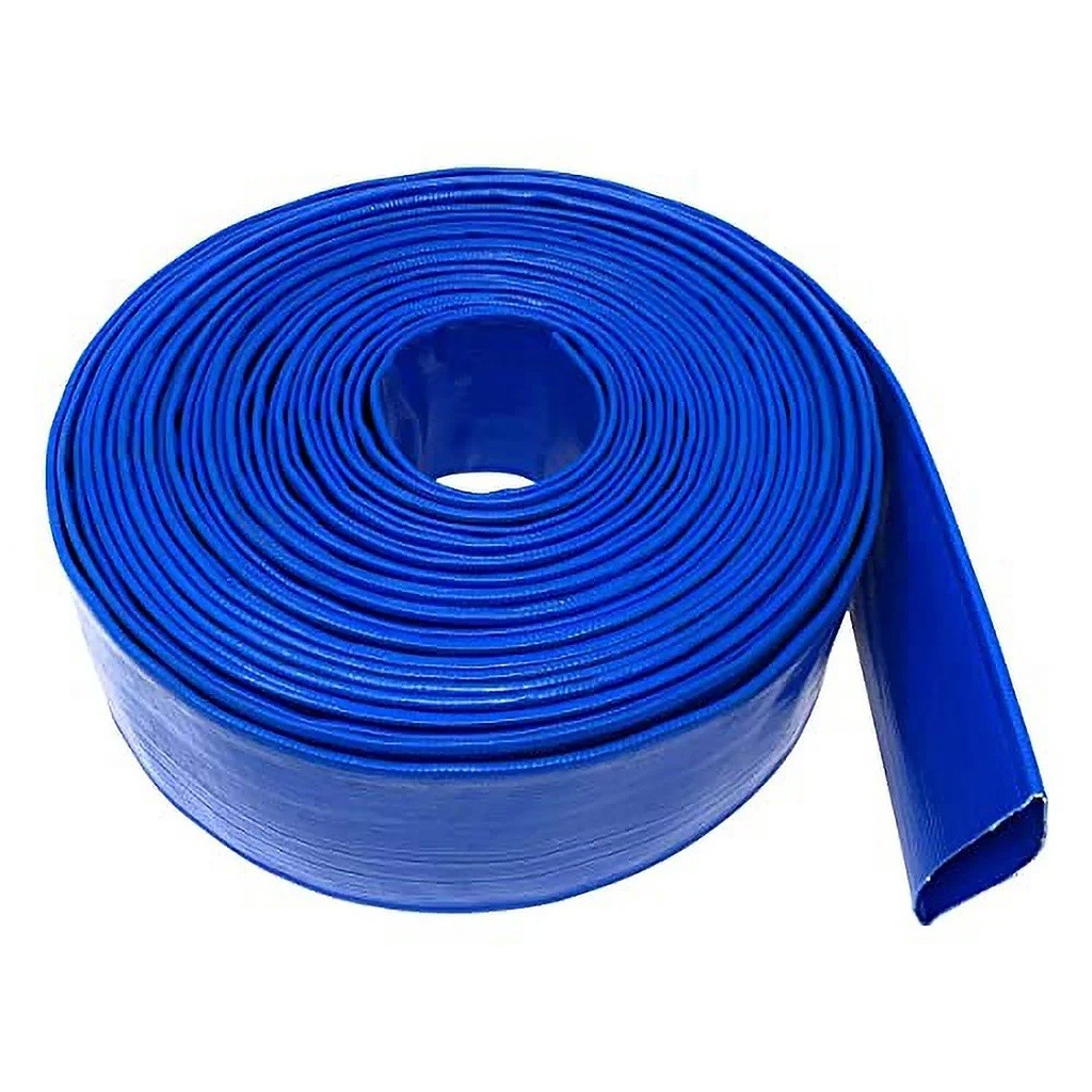 Wadfow WPFH0305|WPFH0310 3-Inch PVC Lay Flat Hose For Motor Pumps 50m-100m