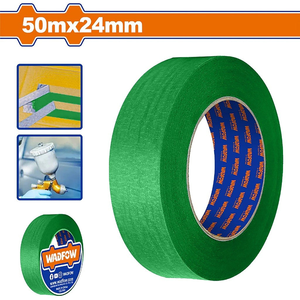Wadfow 0.14mm Thick Painter's Tape Easy to stick and Peel off Masking Tape for Painting