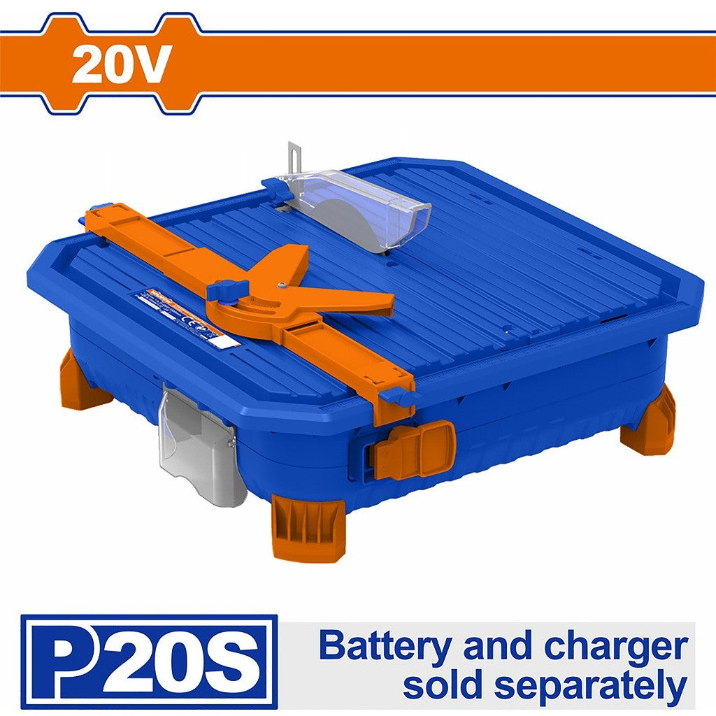 Wadfow WUU1501 P20S/20V Lithium-Ion Cordless Portable/Rechargeable Tile Trimmer Cutter