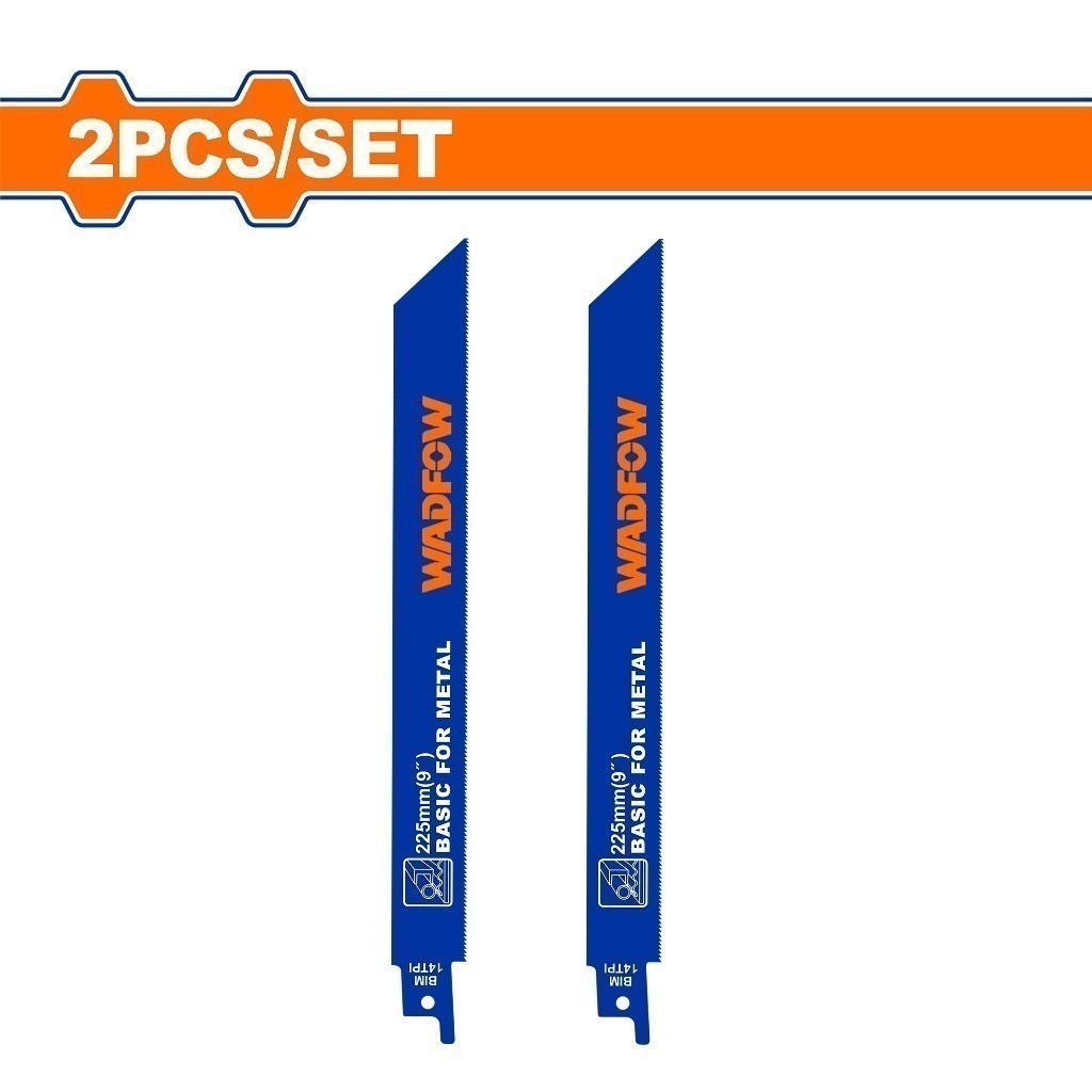 Wadfow WJT1122BF 2PCS/Set Reciprocating Saw Blades for Metal
