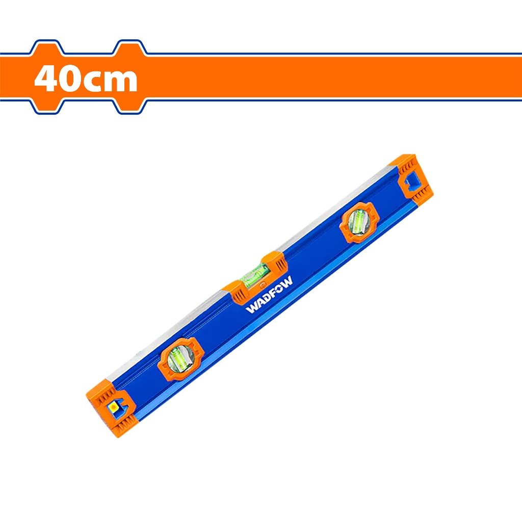 Wadfow Spirit Level w/ Powerful Magnets 40cm-120cm Double Side Milled Bubble Leveler Measuring Tools