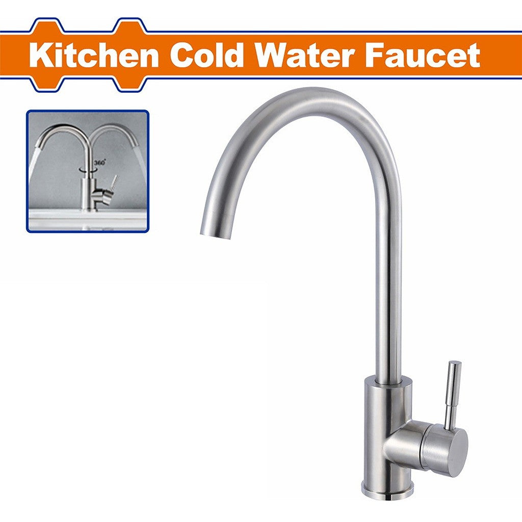 Wadfow WZD4503 (360-degree) Water Pipe Rotation Kitchen Cold Water Faucet