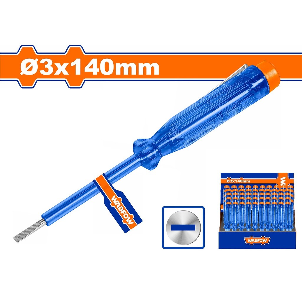 Wadfow WTP1501 Test Pencil 3 x 140mm AC Tester Light Use to Test Voltage