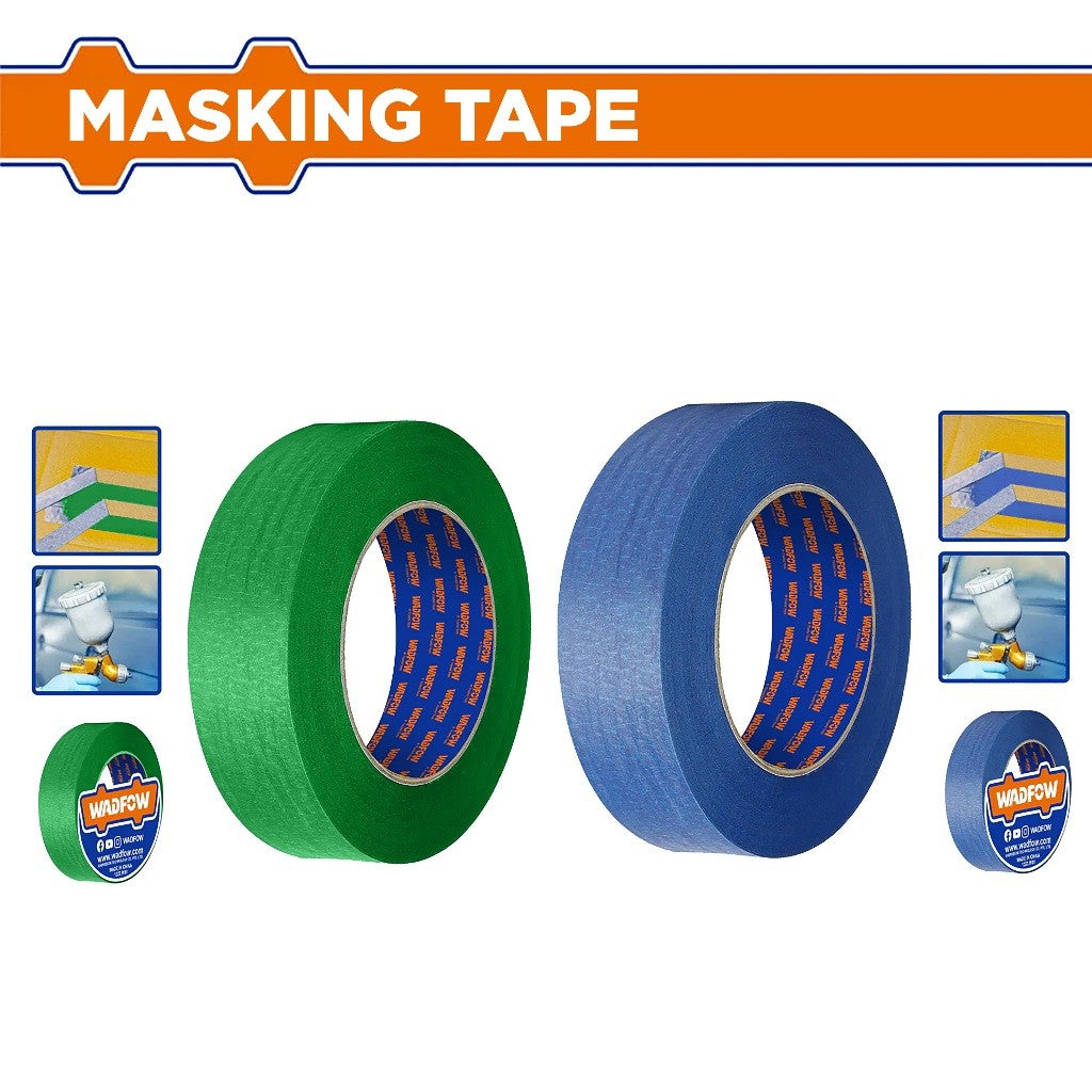 Wadfow 0.14mm Thick Painter's Tape Easy to stick and Peel off Masking Tape for Painting
