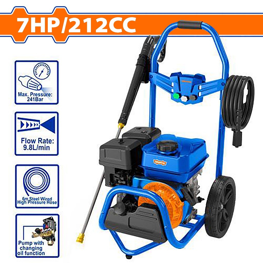 Wadfow WGPS2A32 Gasoline Pressure Washer 7.0HP (Max Pressure: 241Bar (3500psi)