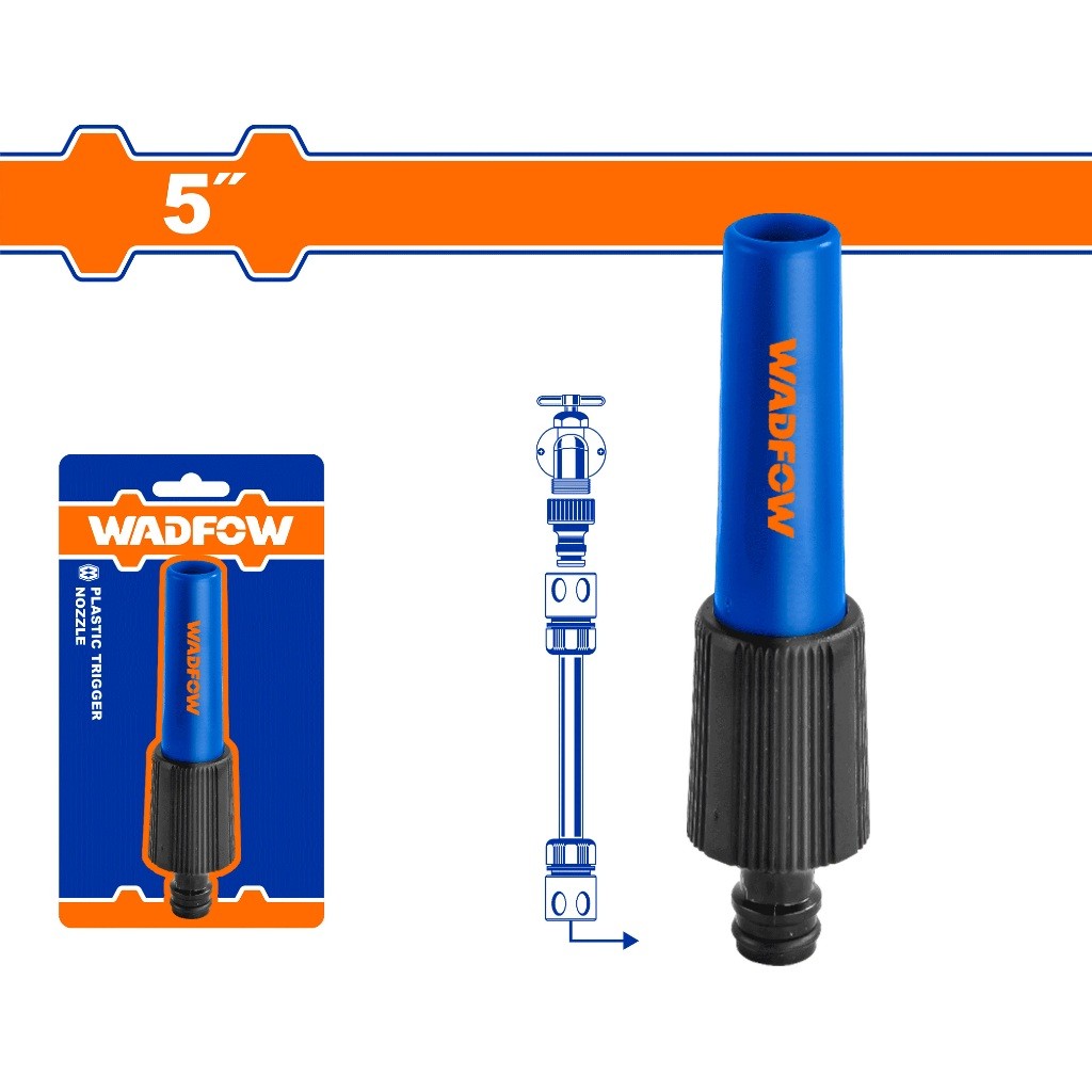 Wadfow 4in / 5in / 6in Water Hose/Water Wand with 3-way Adjustable Patterns