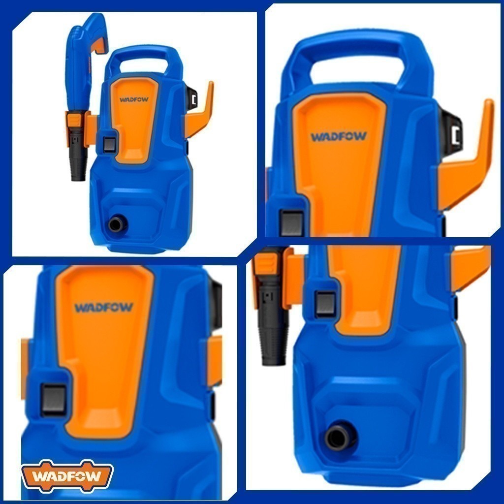 Wadfow 90 Bar 1400 Watts Self Priming High Pressure Washer with Auto Stop System (Power Product)
