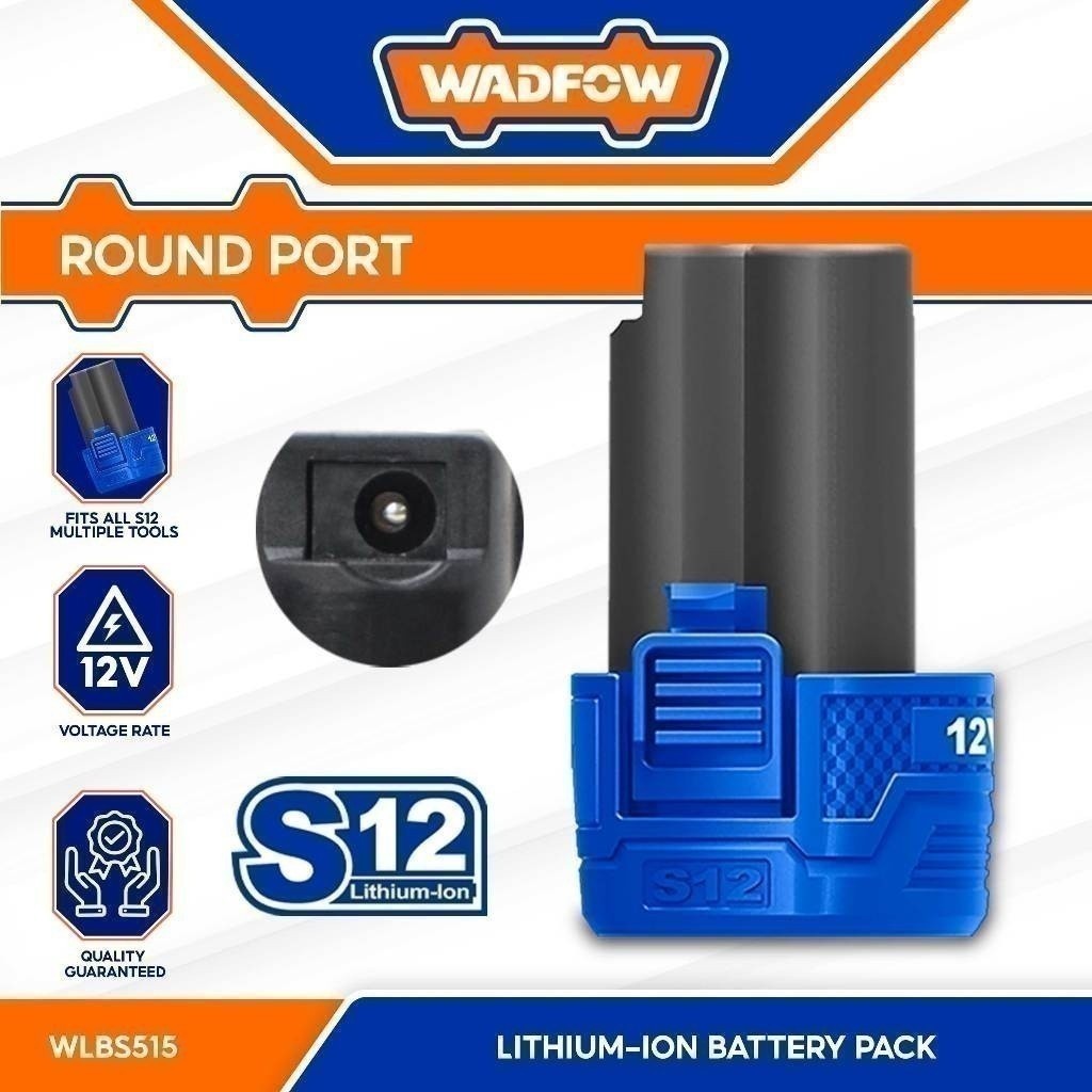 Wadfow Lithium-Ion Battery Pack 1.5AH for S12 Series Cordless Tools