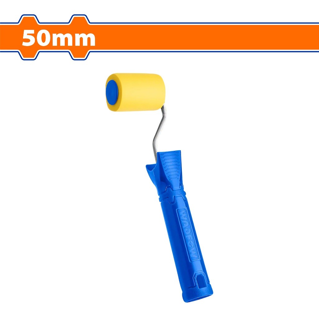 Wadfow WCB6340 50mm Cylinder Brush/Inner Wall Foam Paint Roller for Painting Walls, Floors, Ceilings